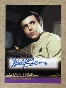 2007 STAR TREK MOTION PICTURE AUTOGRAPH #A30 WALTER KOENIG AS LT. CHEKOV - Picture 1 of 2