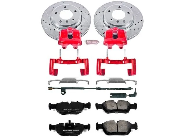 Kit de pastillas de freno delanteras y rotor para BMW 325i 2001-2005 2002 2003 2004 HT942QB Foto 1 de 1