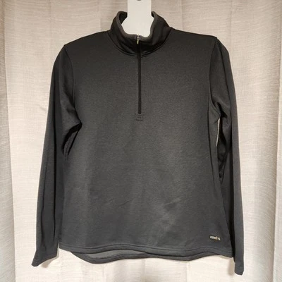 Kerrits Quarter 1/4 Zip  Pullover Womens XL Dark Grey Fleece - Image 1 of 4