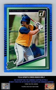 2025 Donruss Baseball #179 Blake Burke Optic Flex #/149 Milwaukee Brewers NM+ - Bild 1 von 2