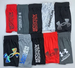 Little Boy's Under Armour Heatgear Basketball Polyester Shorts - Picture 1 of 12
