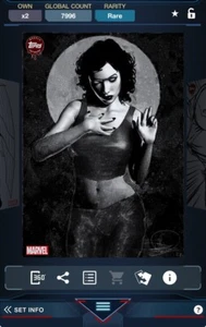 Topps Marvel Collect 2021 Topps Weekly Original Art Series 4 B&W - Mystique - Picture 1 of 2