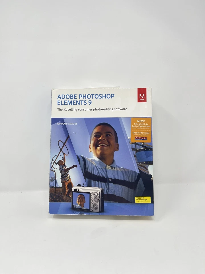 Adobe Photoshop Elements 9 & Lightroom 3 Trial (Mac/Win, 2010, 2-Disc) - Image 1 of 4