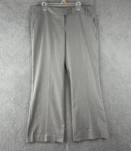 Pantalones de vestir para mujer New York & Company elásticos gris mezcla de rayón corte boot 14 - Imagen 1 de 12