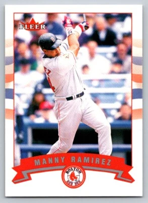 2002 Fleer #326 Manny Ramirez Red Sox $$$ - Image 1 of 2