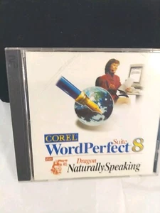 Corel Word Perfect Suite 8 with Dragon Naturally Speaking (PC) Nice! Free US S/H - Picture 1 of 5