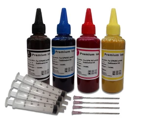 Sublimation ink fits epson workforce 2530 2650 2750 2630 2010 2510 4 needle - Picture 1 of 1