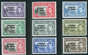 Tristan Da Cunha  1952  Scott # 1-9   Mint Never Hinged Part Set - Picture 1 of 1