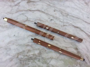 Antiguo bastón de madera estilo victoriano de 3 pliegues bastón hecho a mano regalo - Imagen 1 de 4