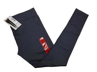 Matty M talla:M Mujer Cintura Alta Leggings Cintura Elástica Calce Ajustado Pantalones al Tobillo Gris Foto 1 de 4