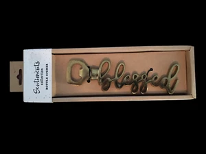 Bottle Opener by Sentiments Collection reads "Blessed" NIB Free Shipping - Picture 1 of 2