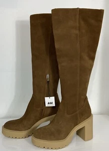 Dolce Vita  NWT Corry H2O Brown Suede Platform Knee High Boots Size 6 - Picture 1 of 12