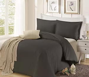 1200TC 3 Pieces Quilt/Doona/Duvet Cover Set Queen/King/Double/Super King Bed - Picture 1 of 25