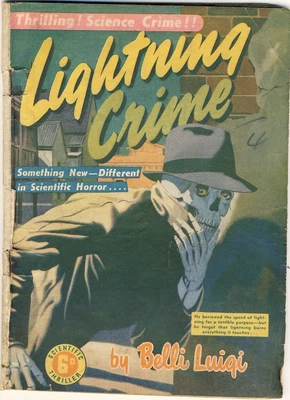 Belli Luigi - LIGHTNING CRIME [ Scientific Thrillers - October 1949 ] - Image 1 of 2