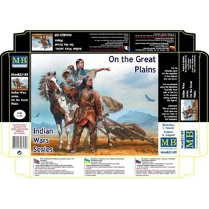 MASTER BOX MB35189 Scale Figure Kit 1:35 Indian Wars Series. On the Great Plains - Picture 1 of 7