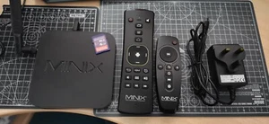 Minix Neo X8-H Plus Android Media Mini TV Box+ 2 x Controllers+ PSU+ 4gb SD Card - Picture 1 of 6