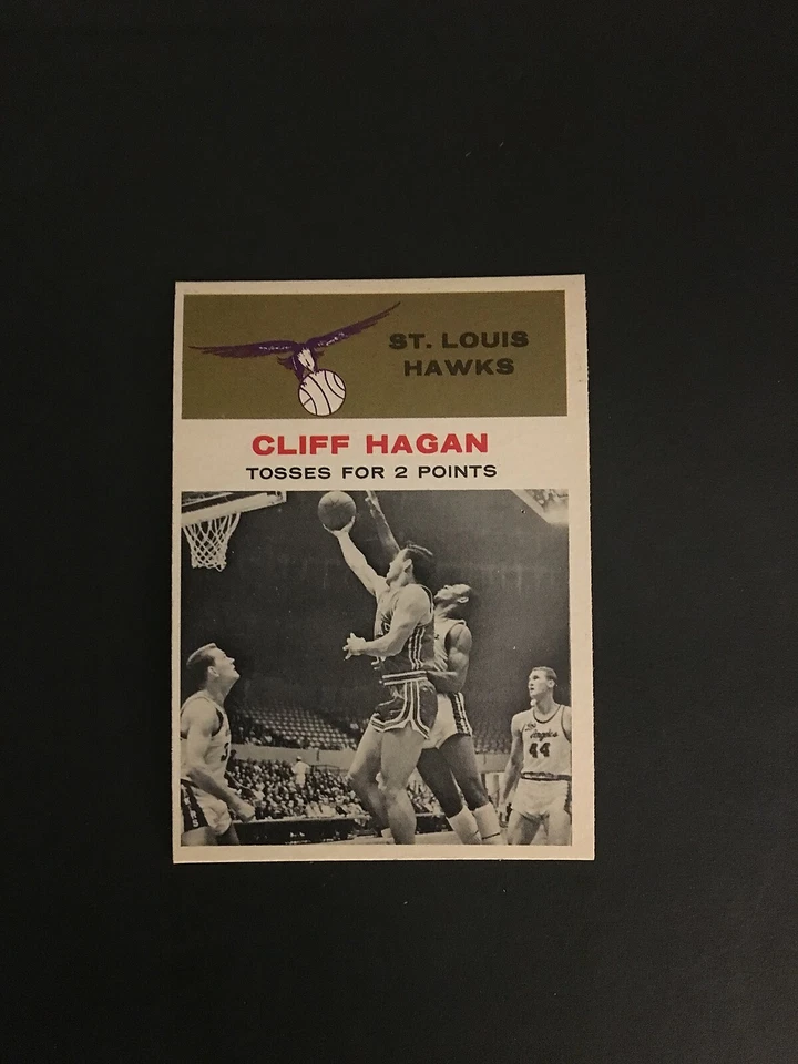 1961/62 FLEER BASKETBALL SUPER HIGH GRADE SET BREAK #53 CLIFF HAGAN MINT - Image 1 of 1