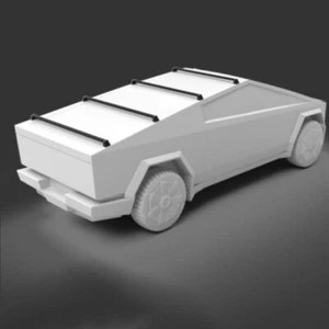 4Pcs Cross Bar Fits For Tesla Cybertruck Roof Rack Rooftop Cargo Rack Carrier - Picture 1 of 17