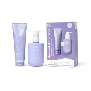 Kate Somerville Goat Milk Stressed Skin Saviors- Face Cleanser + Body Lotion - Picture 1 of 2
