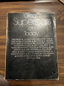 Book Music More Great Super Stars of Today Voice Piano Guitar Aerosmith And More - Picture 1 of 3
