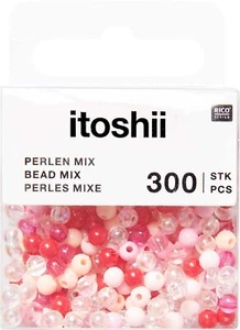Cuentas Rico Design itoshii, 4 mm, 300 uds. Cuentas de plástico para joyería, manualidades - Imagen 1 de 7