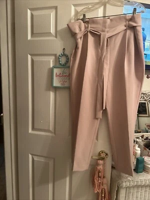 Pantalones de mujer Liz Claiborne Career talla 16 nuevos con etiquetas, precio de venta sugerido por el fabricante 49 USD, cuarzo rosa, adelgazantes Foto 1 de 4