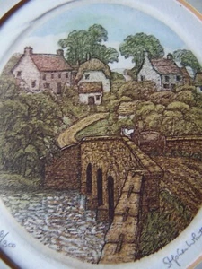 Boldre Bridge Hampshire Landscape. Stephen Whittle Original Signed LE Etching - Picture 1 of 5