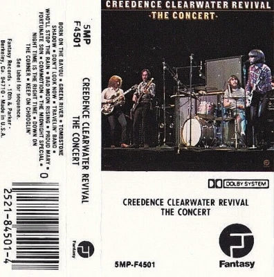 Creedence Clearwater Revival :The Concert - Tested Cassette (1980, Fantasy) - Image 1 of 3
