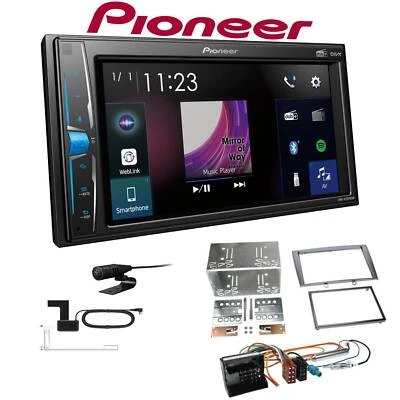 Pioneer Multimedia Autoradio Bluetooth DAB+ für Peugeot 308 2007-2009 in schwarz - Bild 1 von 4
