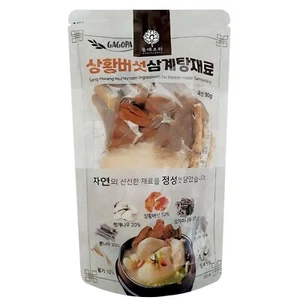 [GAGOPA] Koreanischer Hühnereintopf Samgyetang Kräuterset | Meshima Pilzsuppe (90gx4) - Bild 1 von 8