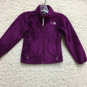 The North Face Jacket Extra Small Youth Purple Full Zip Fleece Outdoor Girls XS - Picture 1 of 14