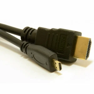 Micro D HDMI v1.4 High Speed Kabel auf HDMI für Tablets/Kameras/TV/Dash Cam 0,5m - Bild 1 von 11