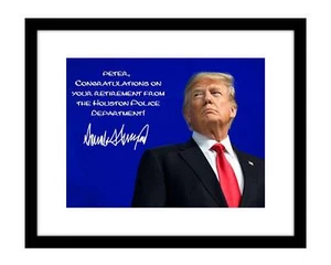 Donald Trump 8x10 personalized Signed photo picture autographed YOUR NAME maga - Picture 1 of 4