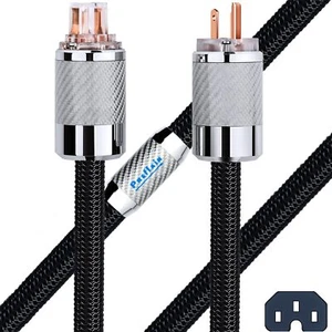 1Meter Preffair HiFi Power Cord 12AWG US AC Main Supply Female Cable - Picture 1 of 7