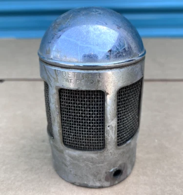 Purificadores de aire vintage Boetiger Corvette Bullet pieza de auto cromado 1953-1954 Chevy Foto 1 de 4