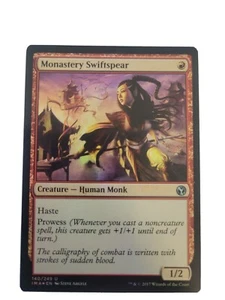 MTG Monastery Swiftspear Iconic Masters 140/249 Holo Uncommon Fire - Picture 1 of 8