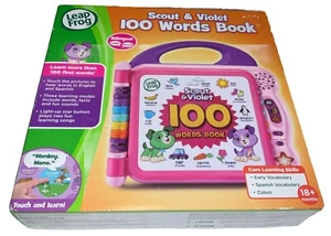 LeapFrog Scout & Violet 100 Wörter Buch zweisprachig, 18+ Monate versiegelt BRANDNEU - Bild 1 von 24