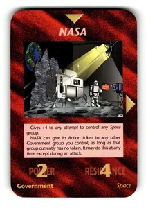 NASA Card Unlimited INWO Illuminati Neue Weltordnung Spiel - Bild 1 von 4