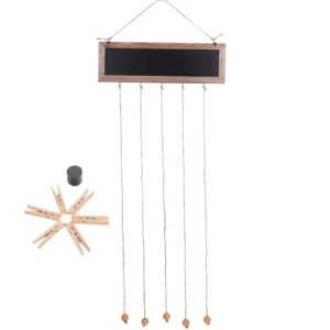 Wooden Photo Clip Hanging Picture Postcard Hanger Wall Display Holder - Picture 1 of 12