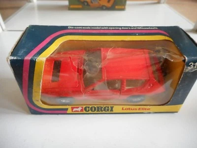 Corgi Lotus Elite en rouge dans sa boîte (Corgi No: 315) - Photo 1/2