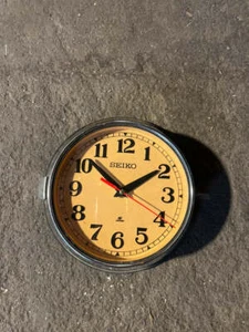 Seiko Salvaged Ships Cabin Clock polished Stainless steel - Picture 1 of 4