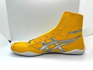 asics Boxen Ringerschuhe gelb silber grau Schnürsenkel EX-EO Neu TWR900 1083A001 - Bild 1 von 15