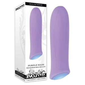 Evolved Purple Haze Bullet Vibrator Powerful 7-Speed USB Rechargeable Sex Toy - Picture 1 of 1