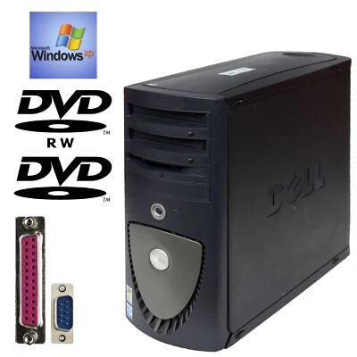 DELL PRECISION 370 WINDOWS XP COMPUTER RS-232 COM LPT PCI DVD ROM RW FLOPPY M754 - Bild 1 von 4