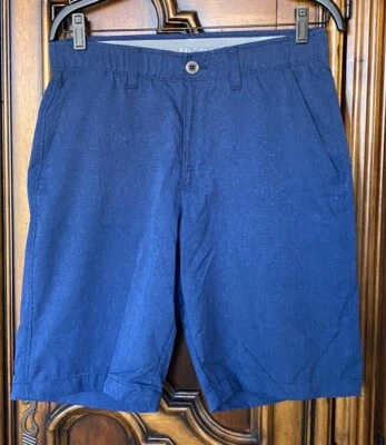 Pantalón Corto de Golf Under Armour Para Hombre Frente Plano Talla 32 Azul Marino Brillante Secado Rápido Usado en Excelente Condición Foto 1 de 2
