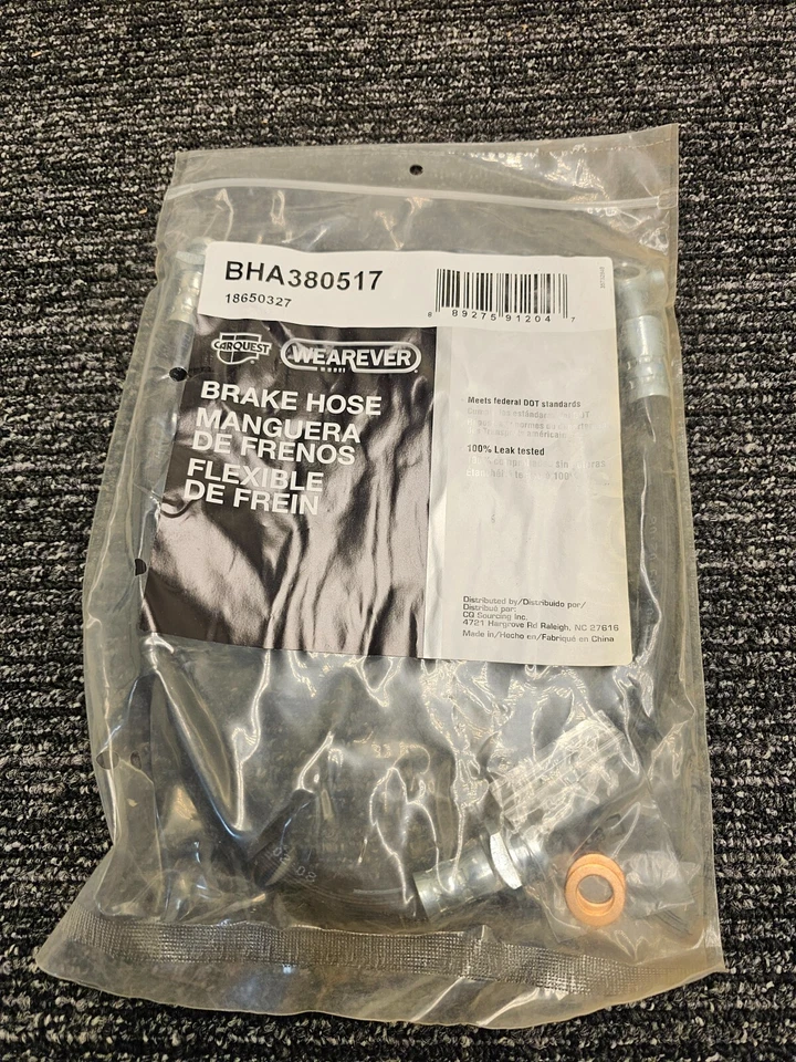 (CANTIDAD 5) Manguera hidráulica de freno para Nissan Altima 1993-1999 BHA380517 Foto 1 de 4