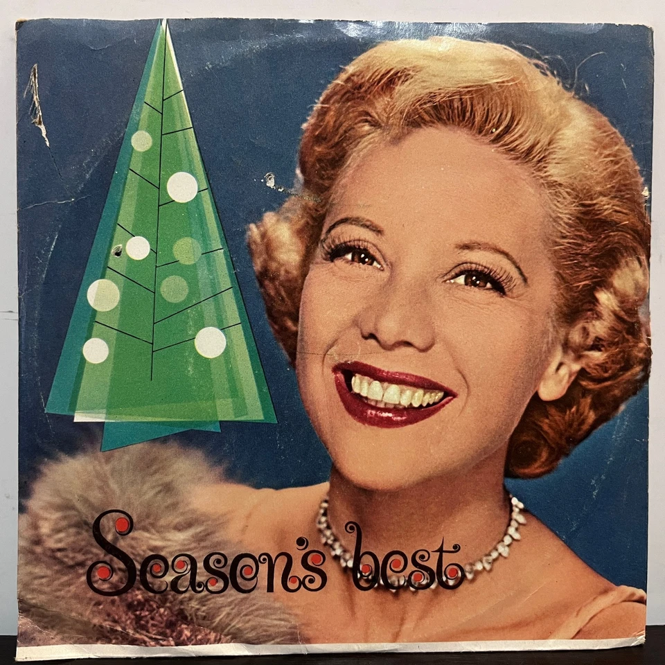 DINAH SHORE - Season's Best Christmas EP (Chevrolet)- 7" Vinyl Record 33RPM - VG - Image 1 of 3
