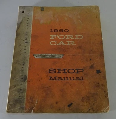 Workshop Manual Ford Fairline / Galaxie / Starliner / Sunliner / Station Wagon  — 第 1/4 张图片