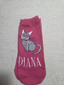 Sailor Moon Anime Women's Cat Ankle Sock Size Fits Most - Picture 1 of 2