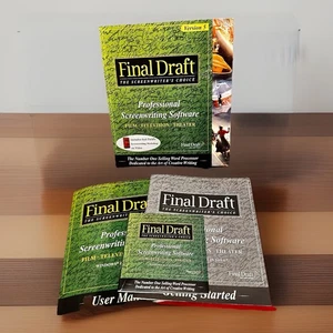 FINAL DRAFT Version 5  Professional SCREENWRITING SOFTWARE CD Manual Windows/Mac - Picture 1 of 16